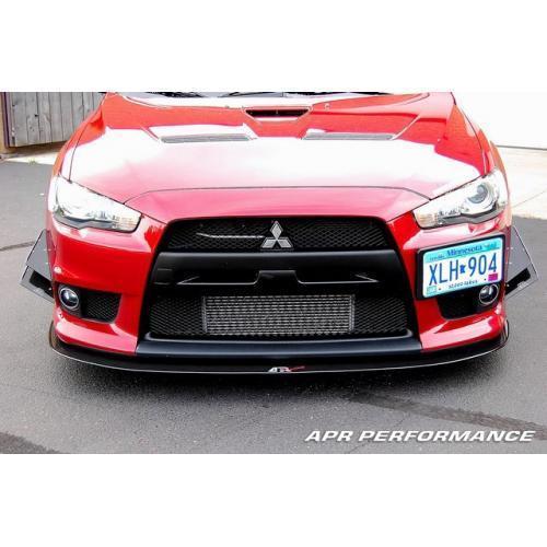 APR Performance, APR Carbon Fiber Front Wind Splitter | 2008-2015 Mitsubishi Evo X (CW-489110/CW-411096)