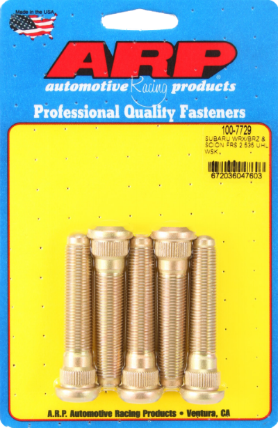 ARP, ARP 2.535 UHL Wheel Stud Kit | 2005-2014 Subaru WRX, 2015-2021 Subaru WRX STI, and 2013-2021 Subaru BRZ/Scion FR-S/Toyota 86 (100-7729) (100-7729)