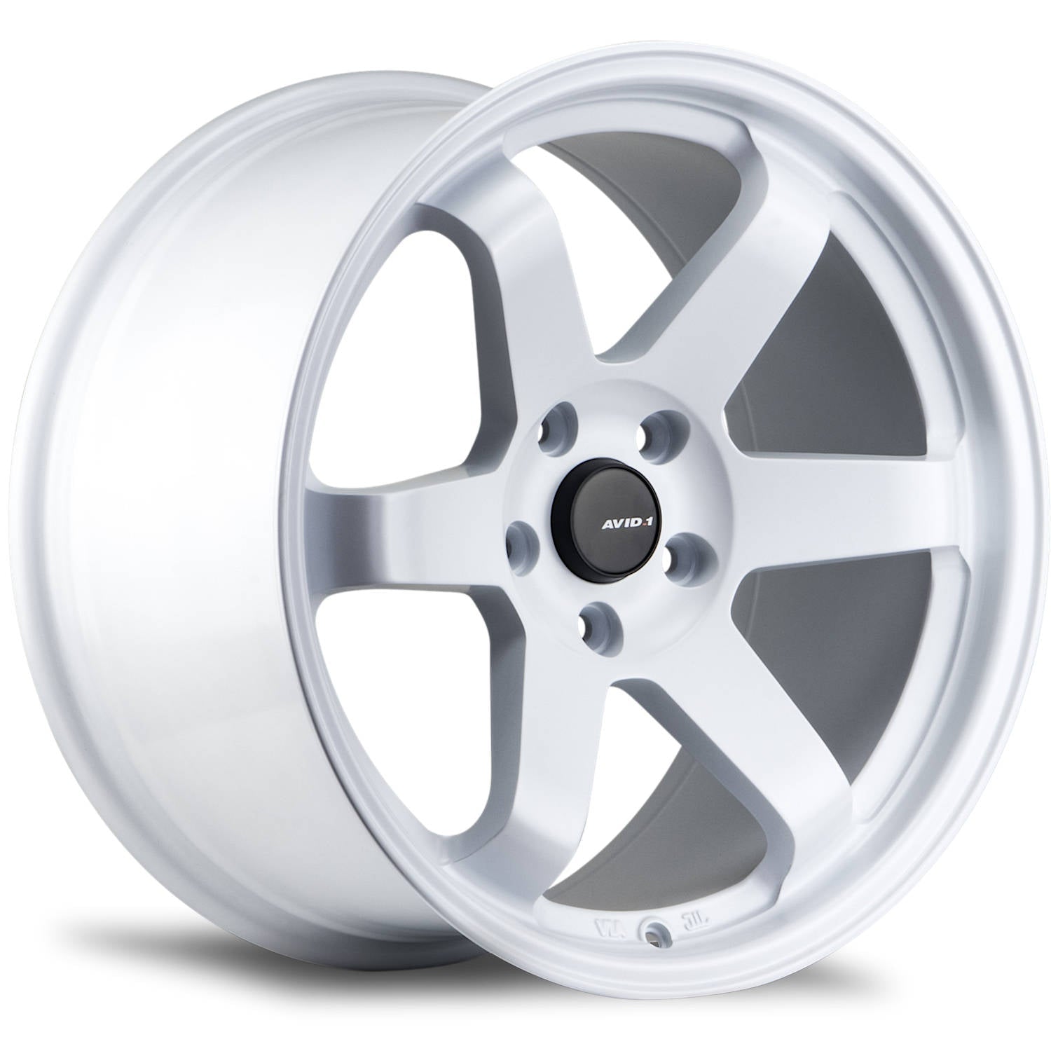 AVID1, AVID1 AV6 5x114.3 Bolt 73.1 Hub 17" Size Wheels in Matte White