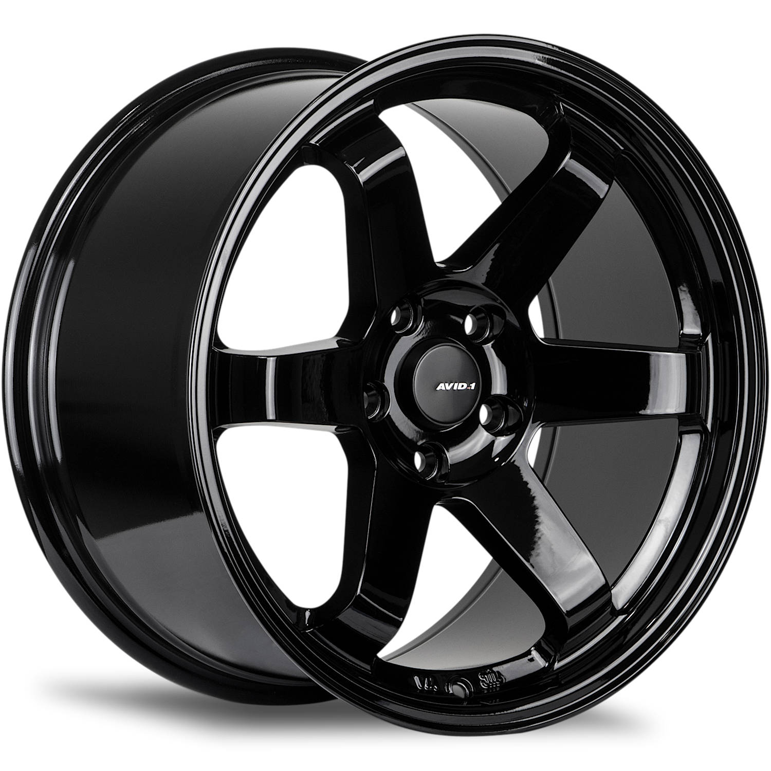 AVID1, AVID1 AV6 5x114.3 Bolt 73.1 Hub 18" Size Wheels in Gloss Black