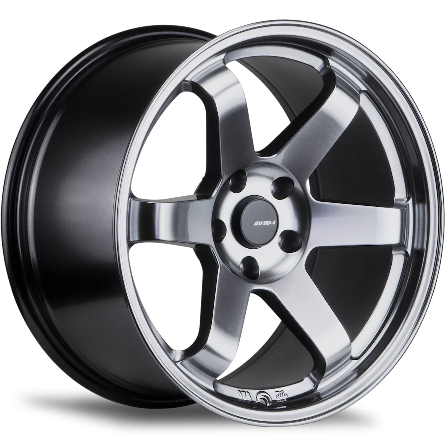 AVID1, AVID1 AV6 5x114.3 Bolt 73.1 Hub 18" Size Wheels in Hyperblack