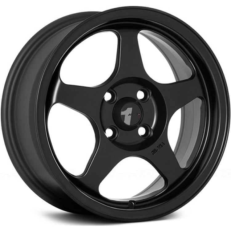 AVID1, AVID1 AV8 4x100 Bolt 73.1 Hub 15" Size Wheels in Matte Black