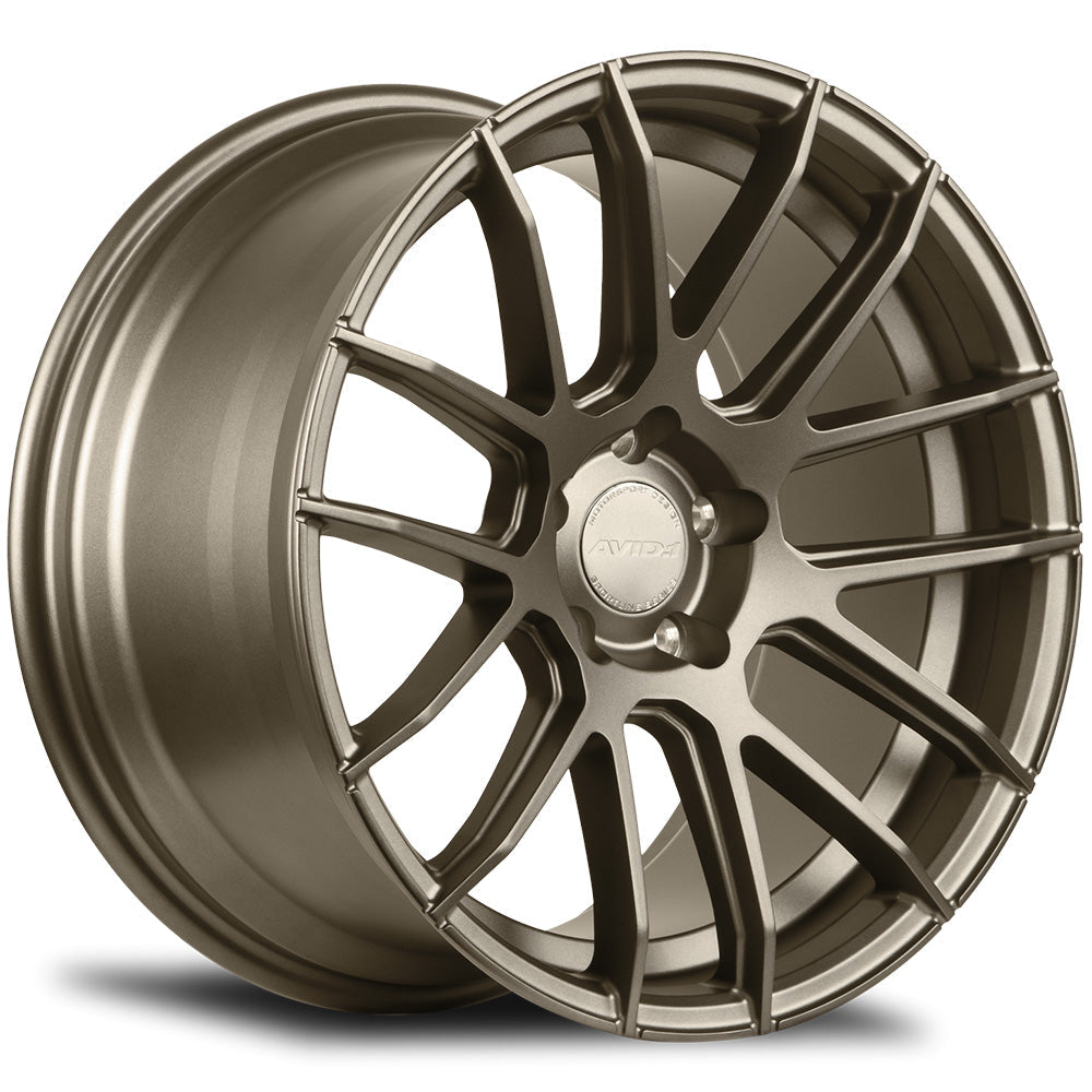 AVID1, AVID1 SL01 5x100 Bolt 73.1 Hub 18" Size Wheels in Matte Bronze