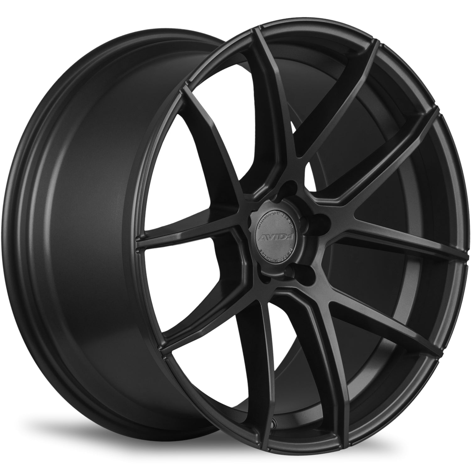 AVID1, AVID1 SL02 5x100 Bolt 73.1 Hub 17" Size Wheels in Matte Black