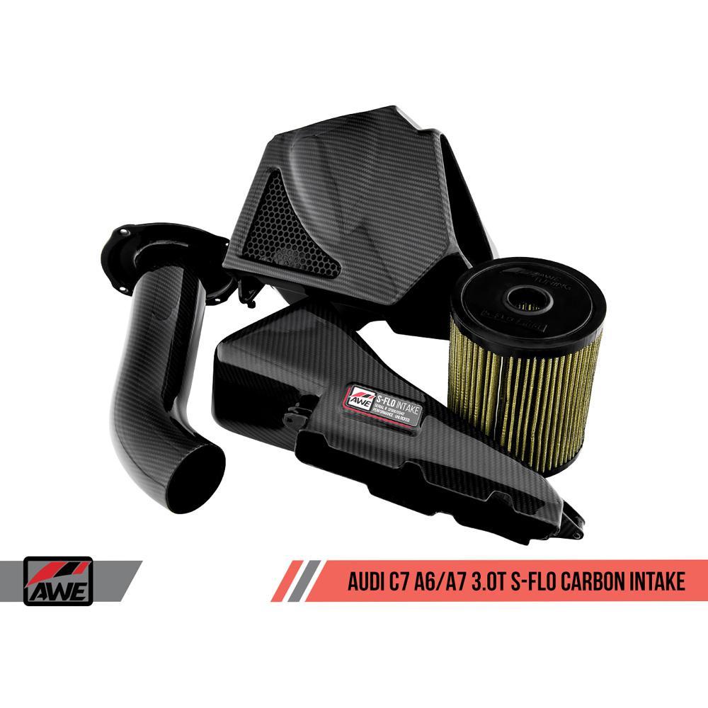 AWE Tuning, AWE S-FLO Carbon Intake | 11-18 Audi A6 3.0T / 10-18 A7 3.0T (2660-15022)