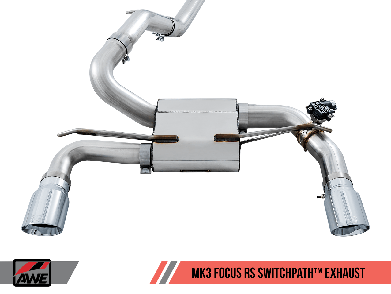 AWE Tuning, AWE SwitchPath Cat-Back Exhaust | 2016-2018 Ford Focus RS