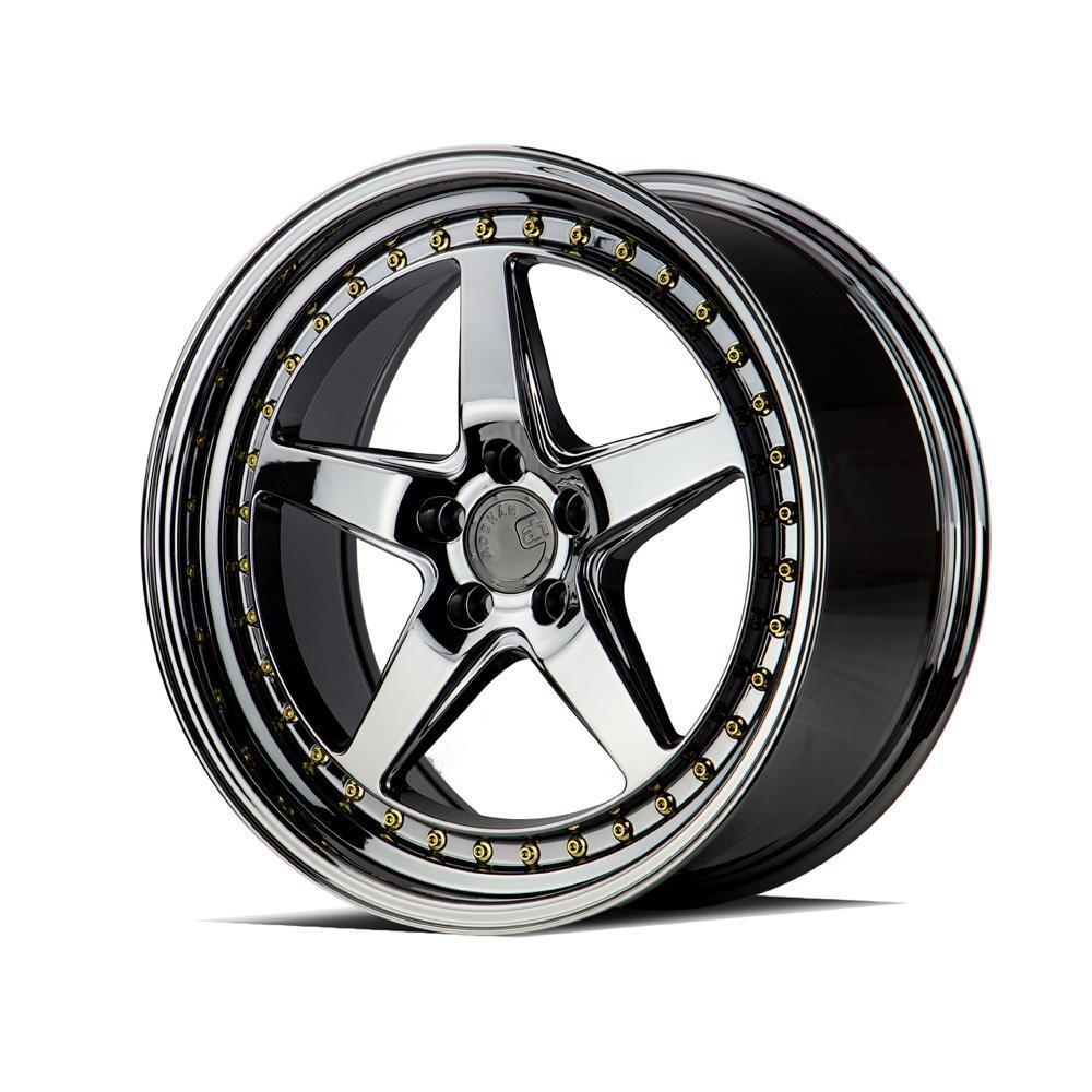 AodHan Wheels, AodHan DS05 Wheels - 5x100 18" - Black Vacuum