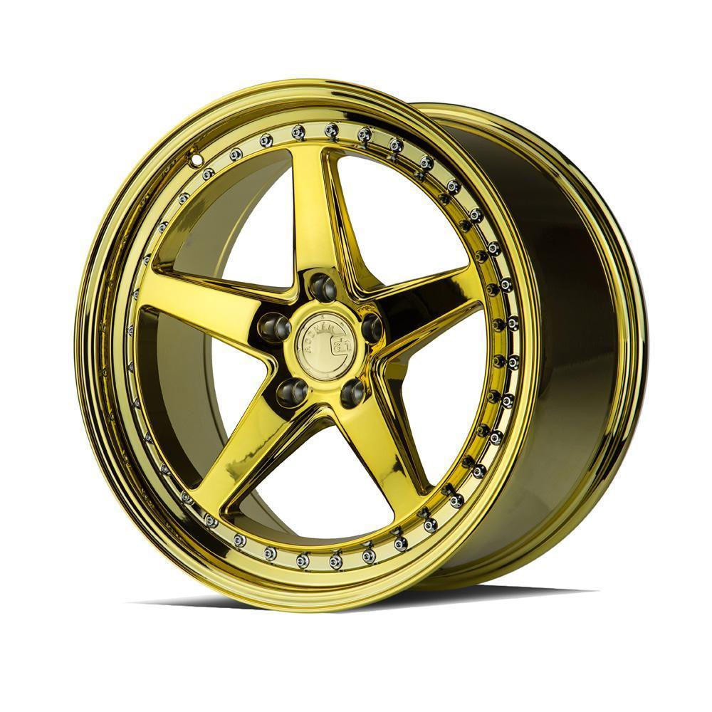 AodHan Wheels, AodHan DS05 Wheels - 5x100 18" - Gold Vacuum