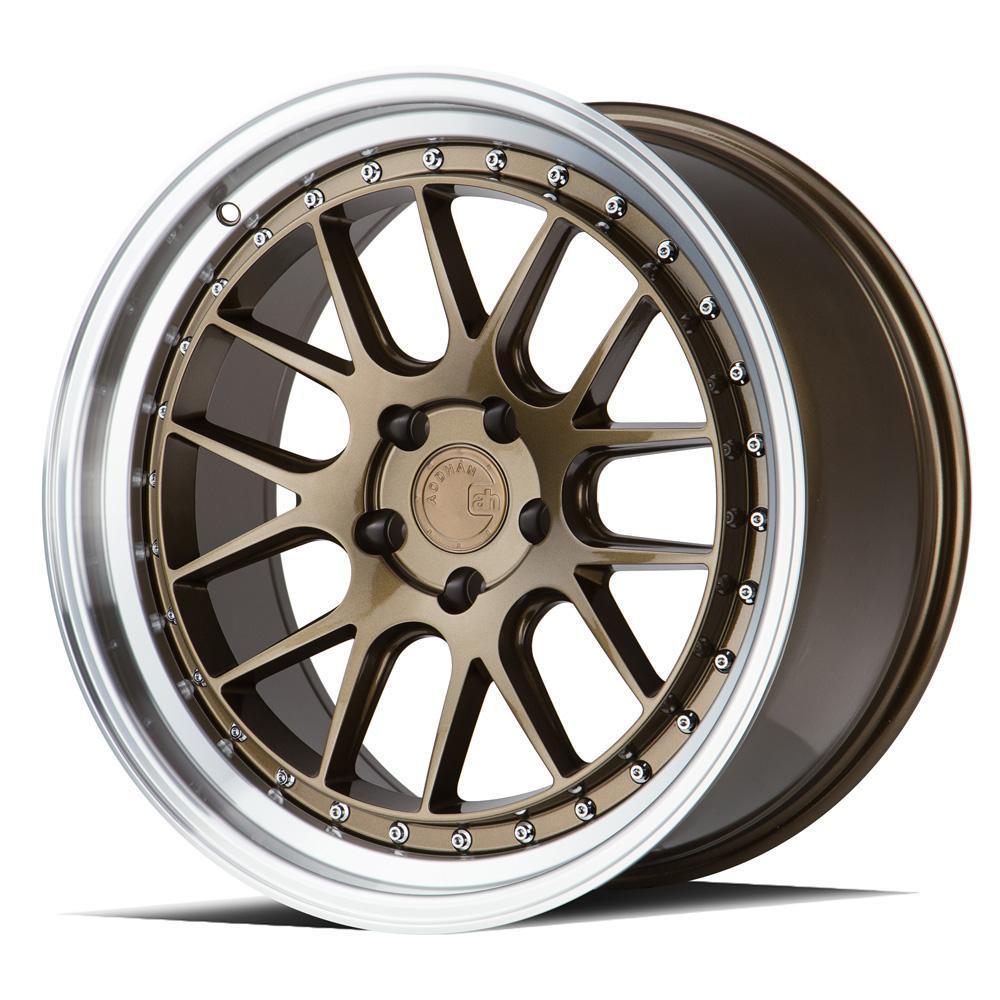 AodHan Wheels, AodHan DS06 Wheels - 5x114.3 19" - Bronze w/Machined Lip