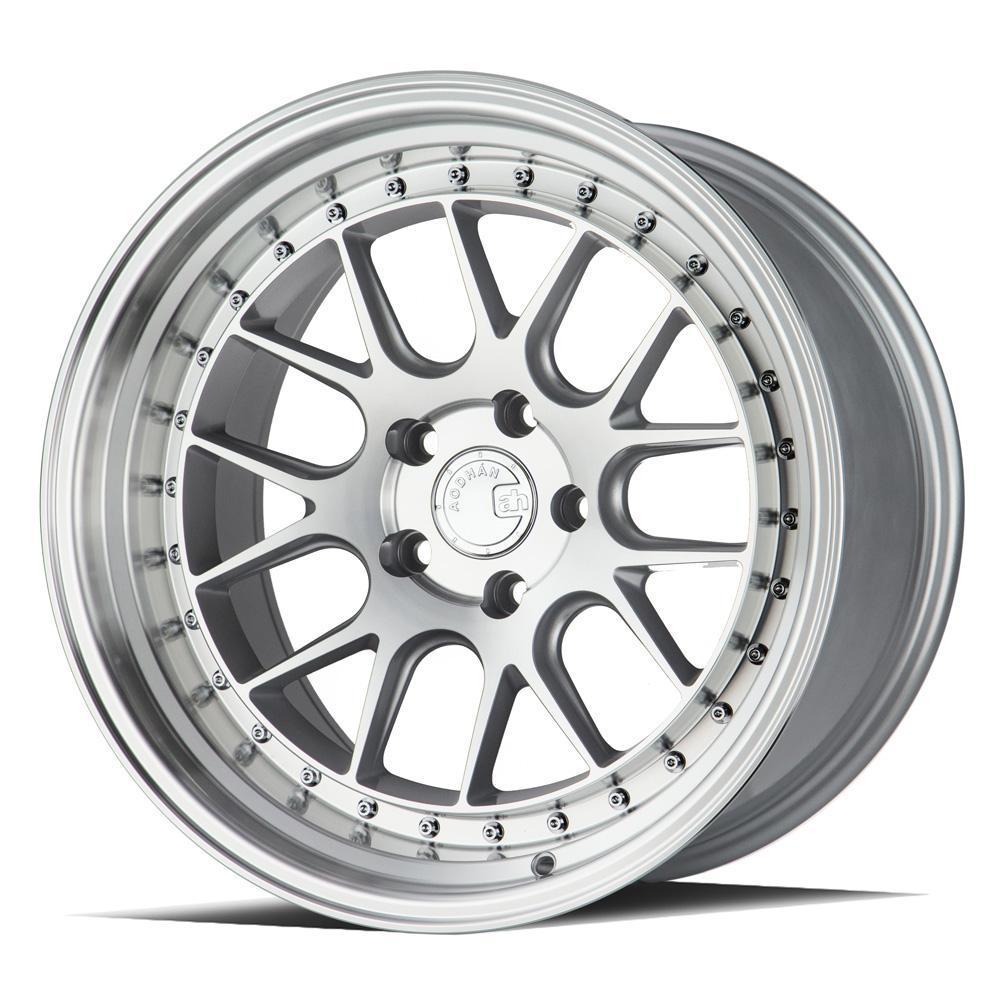 AodHan Wheels, AodHan DS06 Wheels - 5x114.3 19" - Silver w/Machined Face