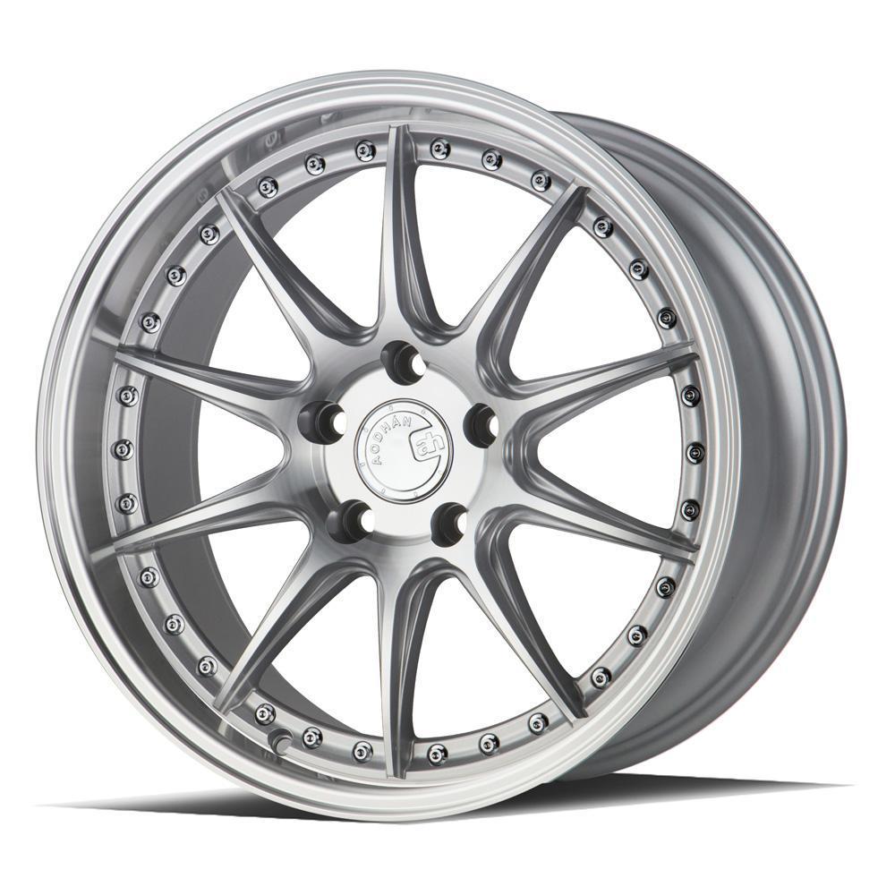 AodHan Wheels, AodHan DS07 Wheels - 5x100 18" - Silver w/Machined Face