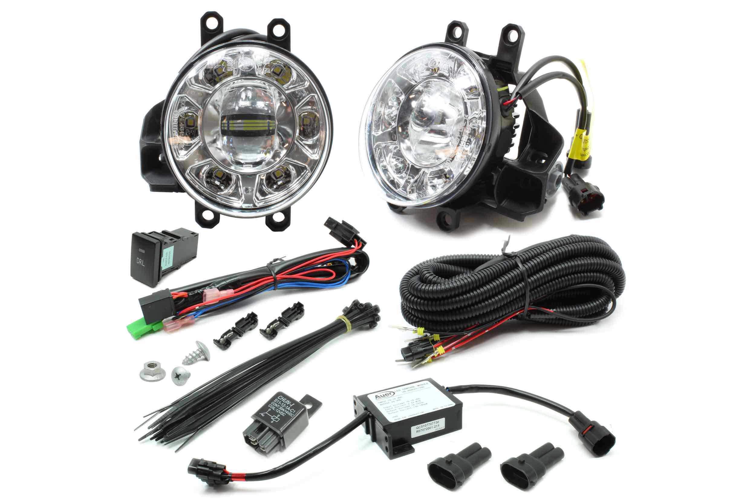 Auer Automotive, Auer Automotive Auer LED DRL & Fog Light System | Toyota Rav4: 2016-2020 (262-TRA-2N1-19)