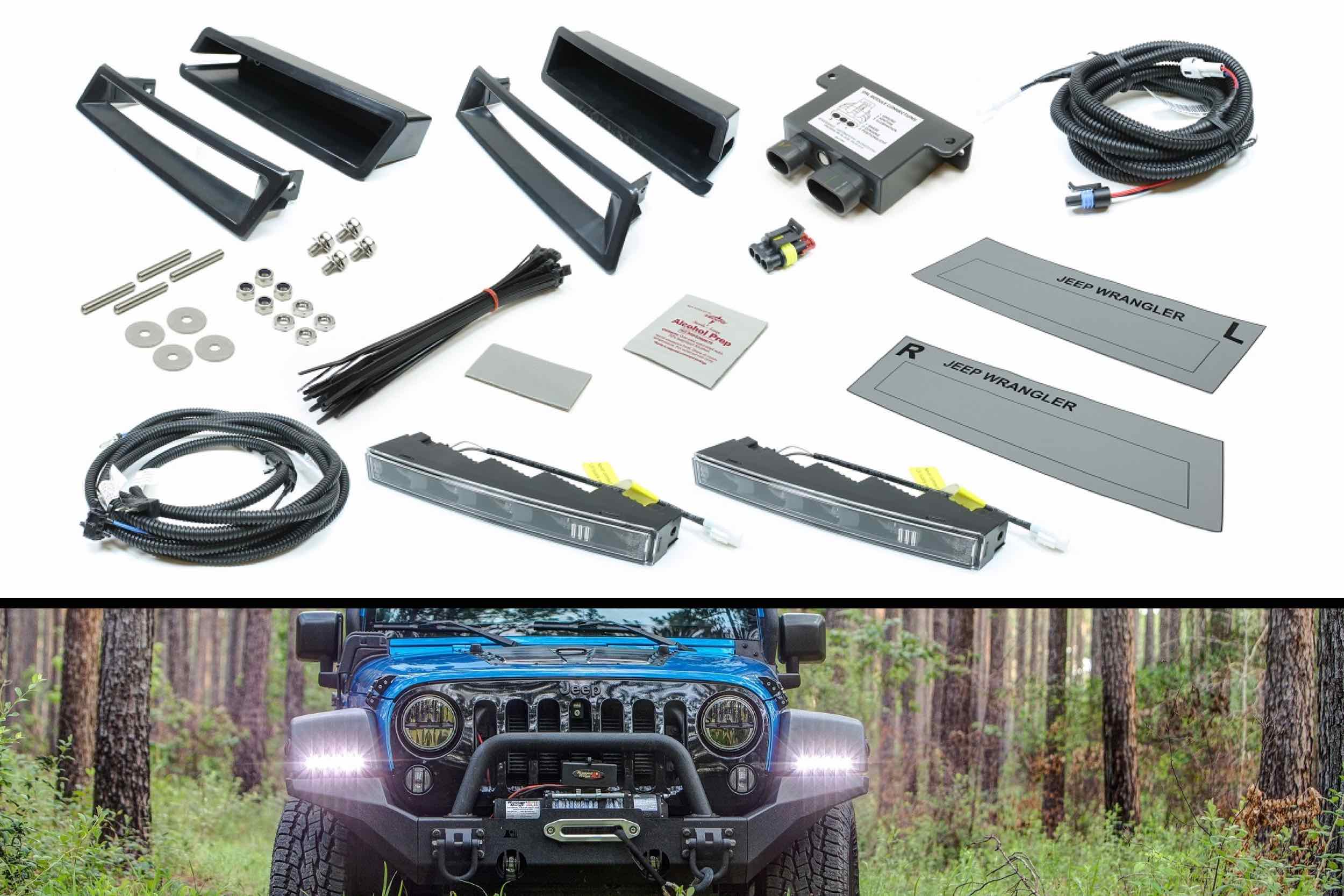 Auer Automotive, Auer Automotive Auer LED DRL Kit | Jeep Wrangler: 2007-2018 (260-1024-JEEP)